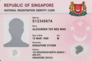 Singapore ID card