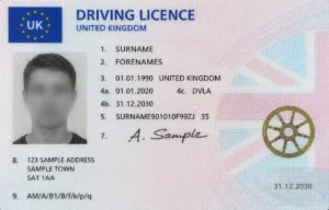 United Kingdom driving licence
