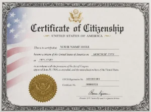 United States citizenship document